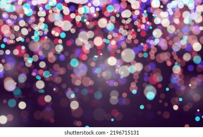 Festival and party bokeh soft light abstract background, Vector eps 10 illustration bokeh particles, Background decoration	