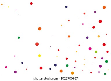 
Festival pattern with color round glitter, confetti. Random, chaotic polka dot. Bright background  for party invites, wedding, cards, phone Wallpapers. Vector illustration. Typographic design.
