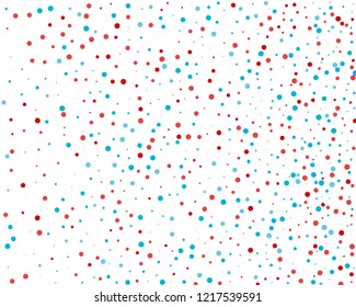 Festival pattern with color round glitter, confetti. Random, chaotic polka dot. Bright background  for party invites, wedding, cards, phone Wallpapers. Vector illustration. Typographic design.