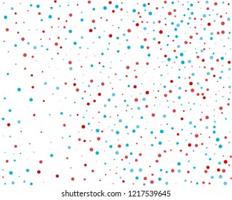 Festival pattern with color round glitter, confetti. Random, chaotic polka dot. Bright background  for party invites, wedding, cards, phone Wallpapers. Vector illustration. Typographic design.