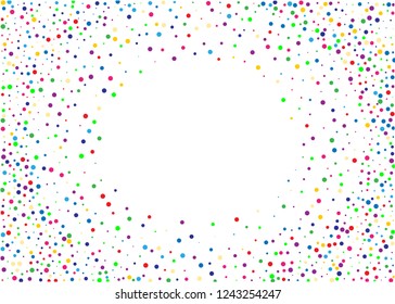 Festival Pattern Color Round Glitter Confetti Stock Vector (Royalty ...