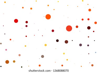 Festival pattern with color round glitter, confetti. Random, chaotic polka dot. Bright background for party invites, wedding, cards, phone Wallpapers. Vector illustration. Typographic design.