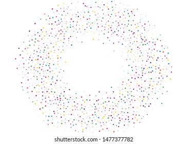 Festival pattern with color round glitter, confetti. Bright background  for party invites, wedding, cards, phone Wallpapers. Vector illustration. Typographic design.