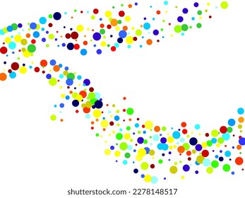 Festival pattern with color round glitter, confetti. Color texture holiday element wallpaper. Vector holiday illustration.