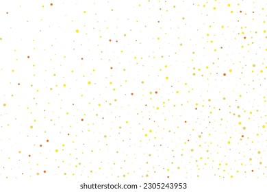 Festival pattern with color round glitter, confetti. Random, chaotic polka dot. Bright background  for party invites, wedding, cards, phone Wallpapers. Vector illustration. Typographic design.