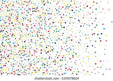 Festival pattern with confetti. Colorful background, vector illustration Rectangular horizontal