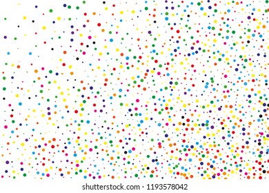 Festival pattern with confetti. Colorful background, vector illustration Rectangular horizontal