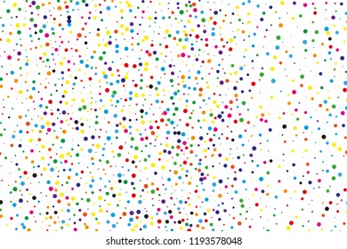 Festival pattern with confetti. Colorful background, vector illustration Rectangular horizontal