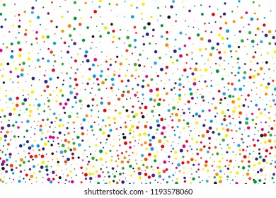 Festival pattern with confetti. Colorful background, vector illustration Rectangular horizontal