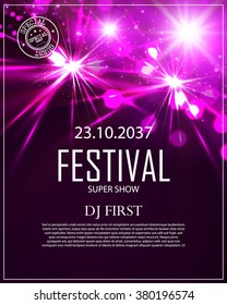 concert poster template blank