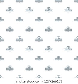Festival rock music pattern vector seamless repeat for any web design