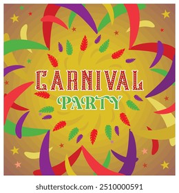 Festival of rural life with fireworks and garlands. Festa Junina celebration in Brazil. Carnival Party Concept. Flat vector illustration.