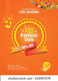 Festival Sale Design Template