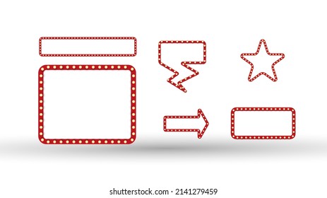 Festival or show poster, invitation concert banner stock illustration. A theater stage with a red curtain. Theater performance banner, talent day festival curtain chalkboard illustration