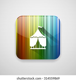 Festival tent icon