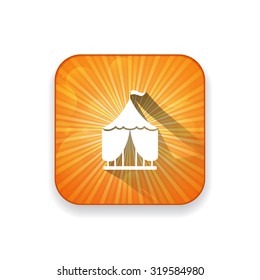 Festival tent icon