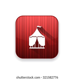 Festival tent icon