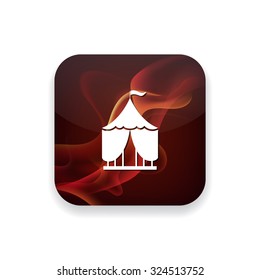 Festival tent icon