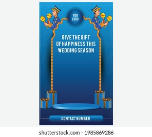 Festival Wedding offer vector Illustration