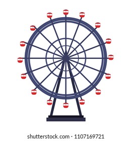 Festival wheel isolated