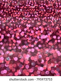 Festive abstract background of diversified circles. Vector Illustration. EPS10