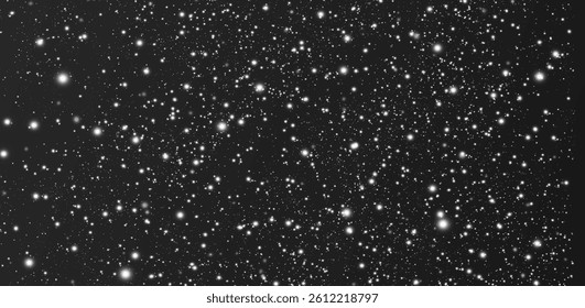 Festive abstract background with glittering confetti, glowing lights, magical sparkles, and stardust. Perfect for holiday designs, Christmas celebrations, party cards, and luxurious decoration themes