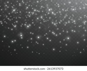 Festive abstract background with glittering confetti, glowing lights, magical sparkles, and stardust. Perfect for holiday designs, Christmas celebrations, party cards, and luxurious decoration themes