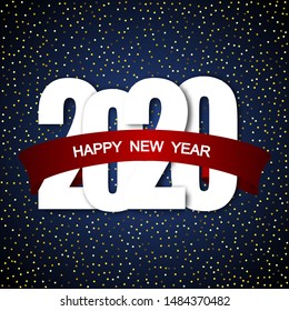Festive abstract background for the new year 2020