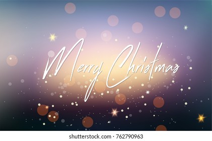 Festive abstract colorful bokeh shining background. Twenties. Vector illustration. Magical background with defocused lights. New Year's Christmas greeting card.