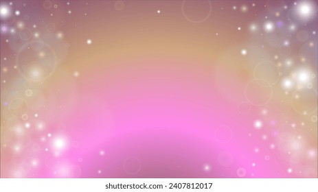 Resumen festivo Desenfocado Diseño De Fondo Luminoso. Ilustración horizontal del vector de nevadas de Navidad. Impresión cósmica. Glitter confetti. Es bueno para carteles, afiches, portadas, volantes, tarjetas.