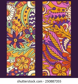 Festive abstract floral background