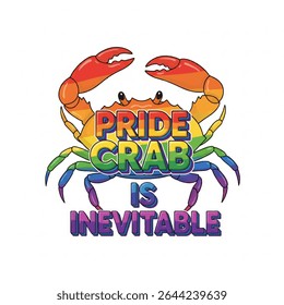 The festive atmosphere is enhanced by subtle and stylish rainbow elements. The overall aesthetic is bold, vibrant and eye-catching, conveying a message of LGBTQ+ pride and acceptance.