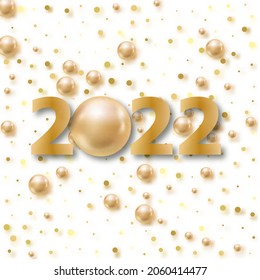 Festive background. 2022 year. New Year.