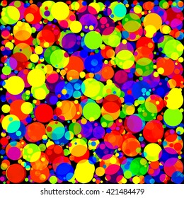Festive background for the birthday celebration. Multi-colored sweets, bokeh. Romantic background