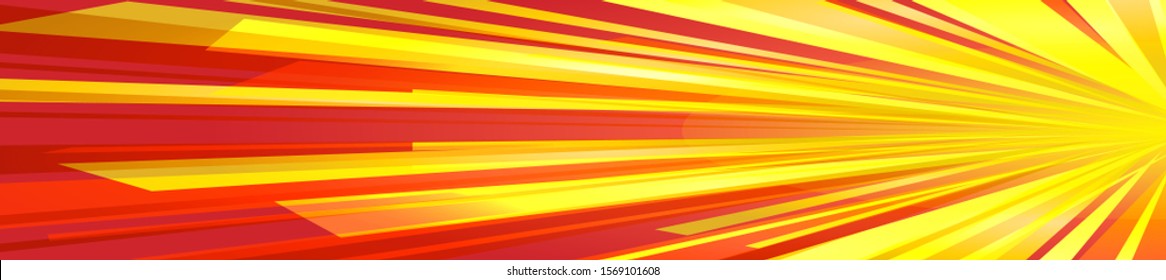 Festive background of bright colorful speed lines. Effect motion lines for comic book and manga. Sunbeams with effect explosion. Template for web and print design. Vector