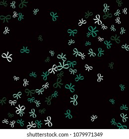 Festive Background with Colorful Bows. Cute Pattern for Postcard, Print, Banner or Poster. Small Pretty Bows For Party Decoration, Wedding, Birthday or Anniversary Invitation. Vector
 
