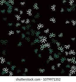 Festive Background with Colorful Bows. Cute Pattern for Postcard, Print, Banner or Poster. Small Pretty Bows For Party Decoration, Wedding, Birthday or Anniversary Invitation. Vector
 
