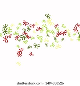 Festive Background with Colorful Bows. Vector
