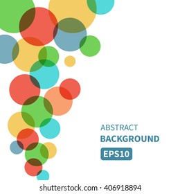 Festive background with colorful bubbles flowing up. Vector illustration for your design EPS10 Perfect for invitation cards, flyers, posters, brochures, greetings cards, banners etc.