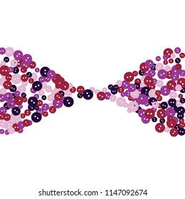 Festive Background with Colorful buttons. Trendy Pattern for Postcard, Print, Banner or Poster. Vector