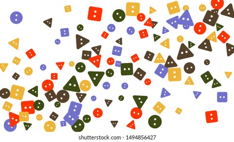 Festive Background with Colorful buttons.  Vector
