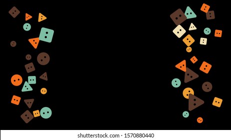Festive Background with Colorful buttons.  Vector
