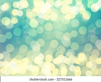 Festive background with colorful defocused circular facula bokeh