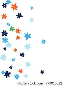 Festive Background with Colorful  flowers. Feminine Pattern for Postcard, Print, Banner or Poster. Small Pretty  flowers For Party Decoration, Wedding, Birthday or Anniversary Invitation. 