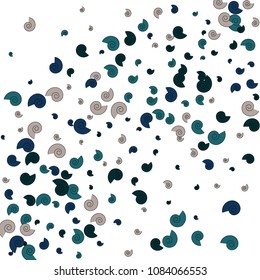 Festive Background with Colorful spirals. Trendy Pattern for Postcard, Print, Banner or Poster. Pretty spirals For Party Decoration, Wedding, Birthday or Anniversary Invitation. Vector