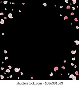 Festive Background with Colorful spirals. Trendy Pattern for Postcard, Print, Banner or Poster. Pretty spirals For Party Decoration, Wedding, Birthday or Anniversary Invitation. Vector