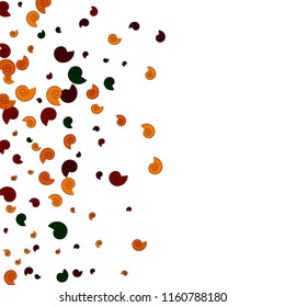 Festive Background with Colorful spirals. Trendy Pattern for Postcard, Print, Banner or Poster. Pretty spirals For Party Decoration, Wedding, Birthday or Anniversary Invitation. Vector
