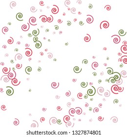 Festive Background with Colorful spirals. Trendy Pattern for Postcard, Print, Banner or Poster. Pretty spirals For Party Decoration, Wedding, Birthday or Anniversary Invitation. Vector
