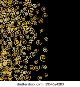 Festive Background with Colorful spirals. Trendy Pattern for Postcard, Print, Banner or Poster. Pretty spirals For Party Decoration, Wedding, Birthday or Anniversary Invitation. Vector
