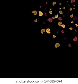 Festive Background with Colorful spirals. Trendy Pattern for Postcard, Print, Banner or Poster. Pretty spirals For Party Decoration, Wedding, Birthday or Anniversary Invitation. Vector
